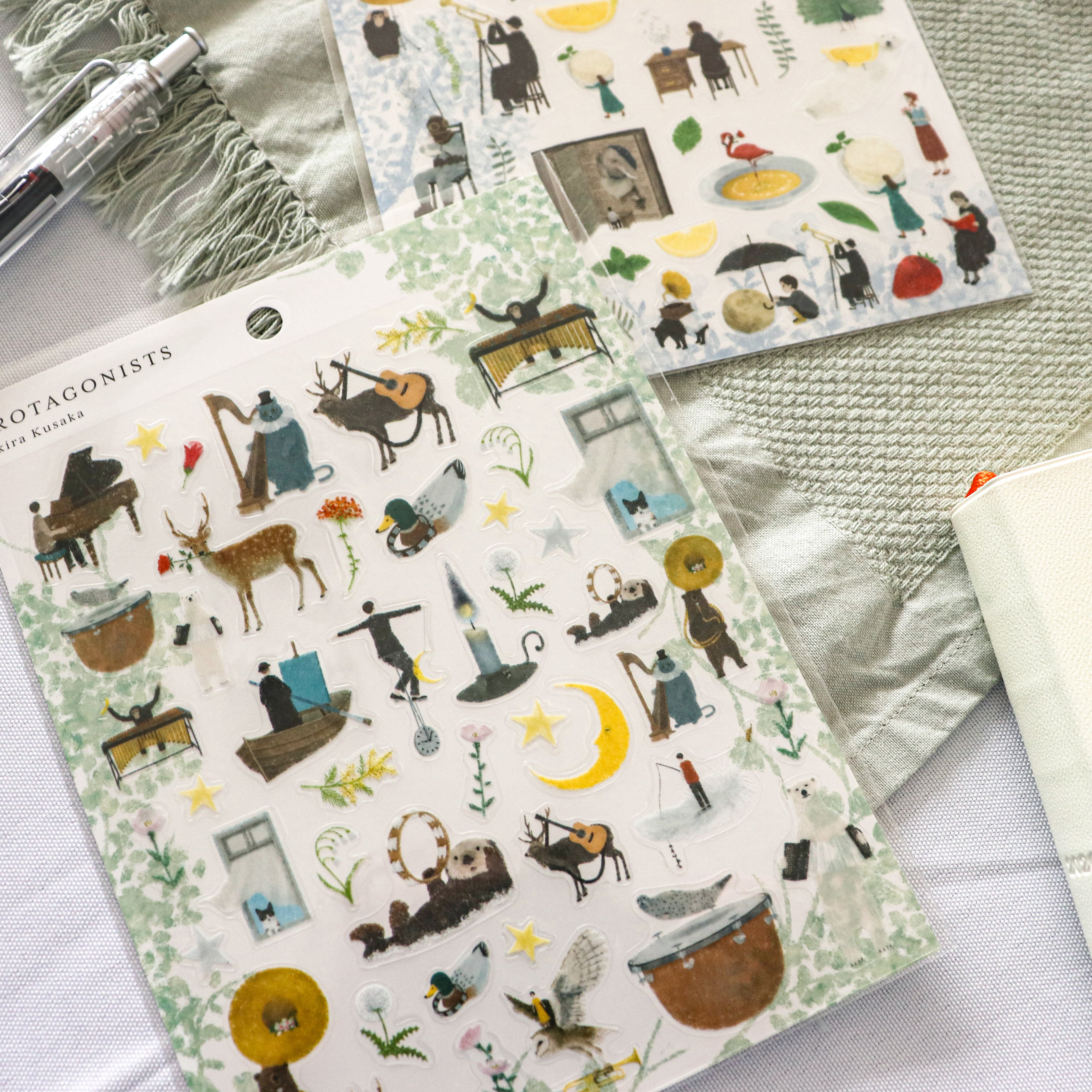 [Cozyca] Akira Kusaka Sticker Sheet – Protagonists