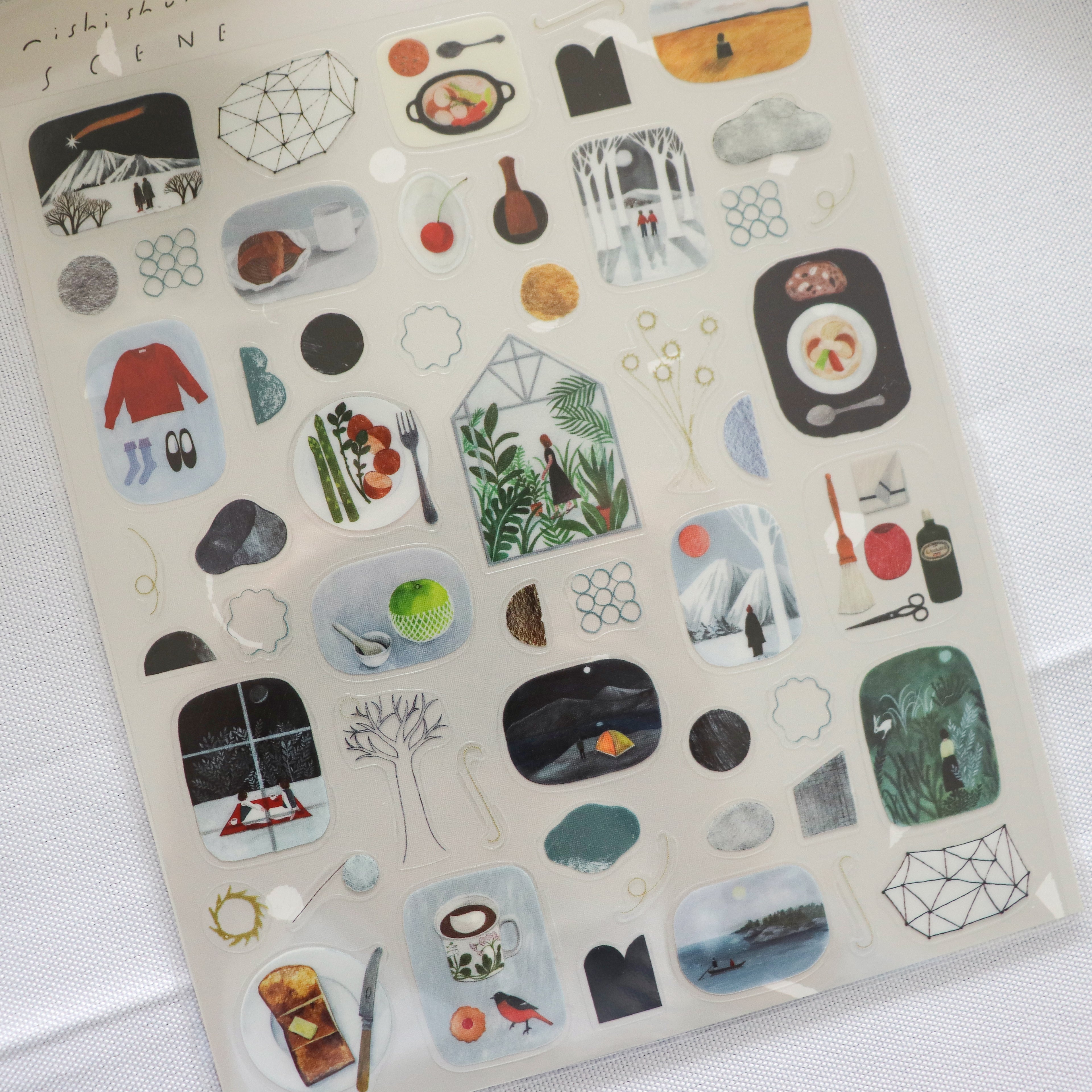 [Cozyca] Sue Nishi Sticker Sheet – Scene