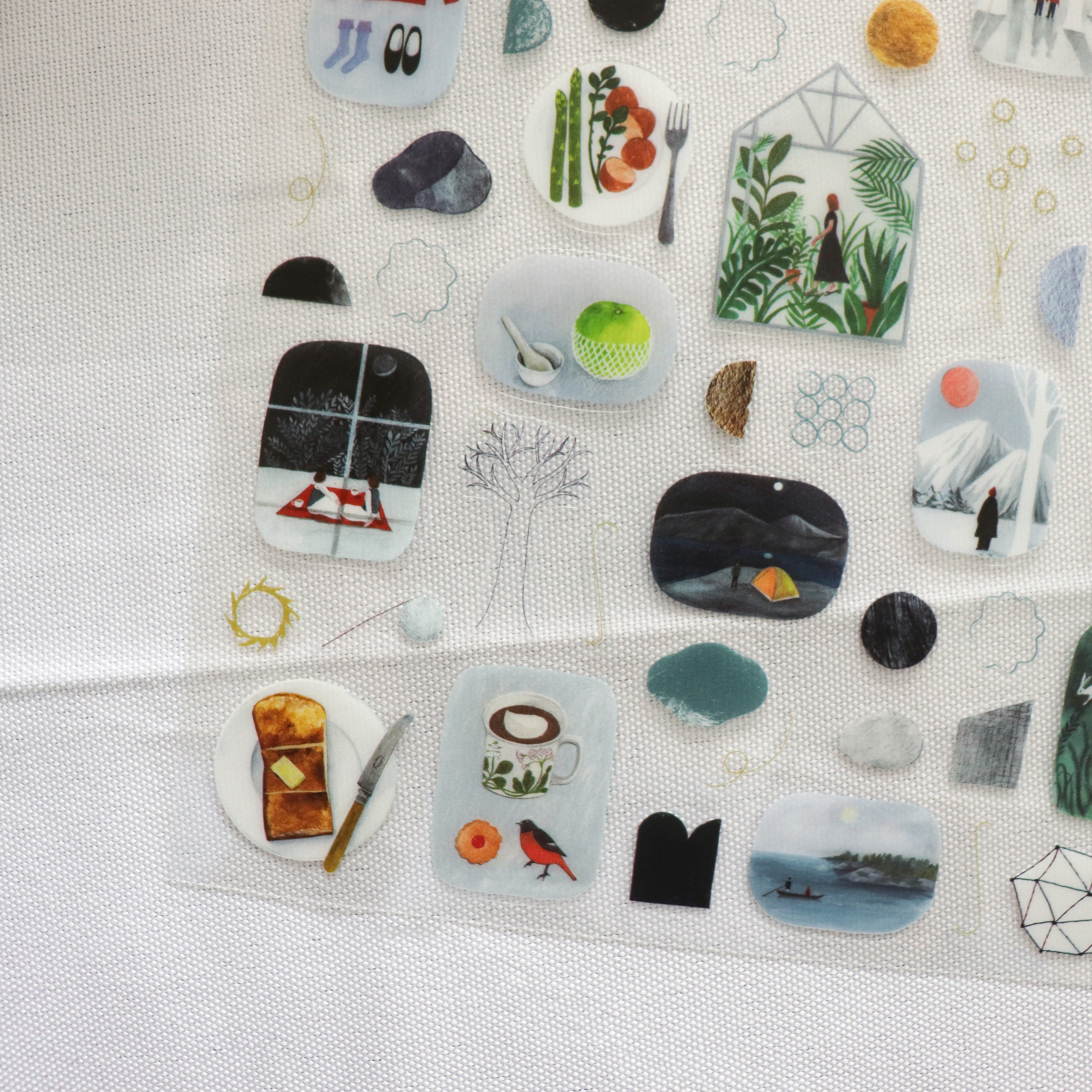 [Cozyca] Sue Nishi Sticker Sheet – Scene