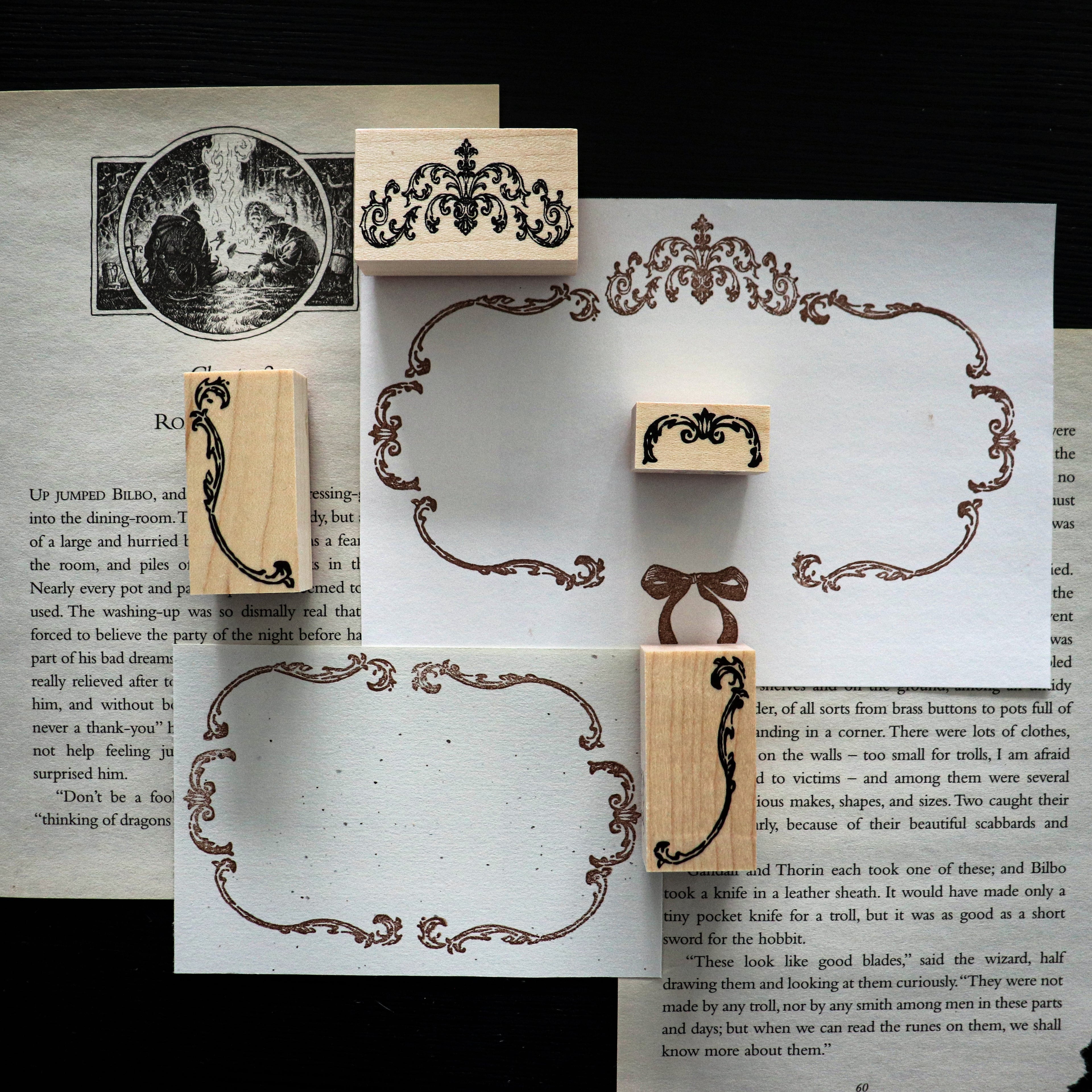 Keiko Endo Wood Rubber Stamp — Frame