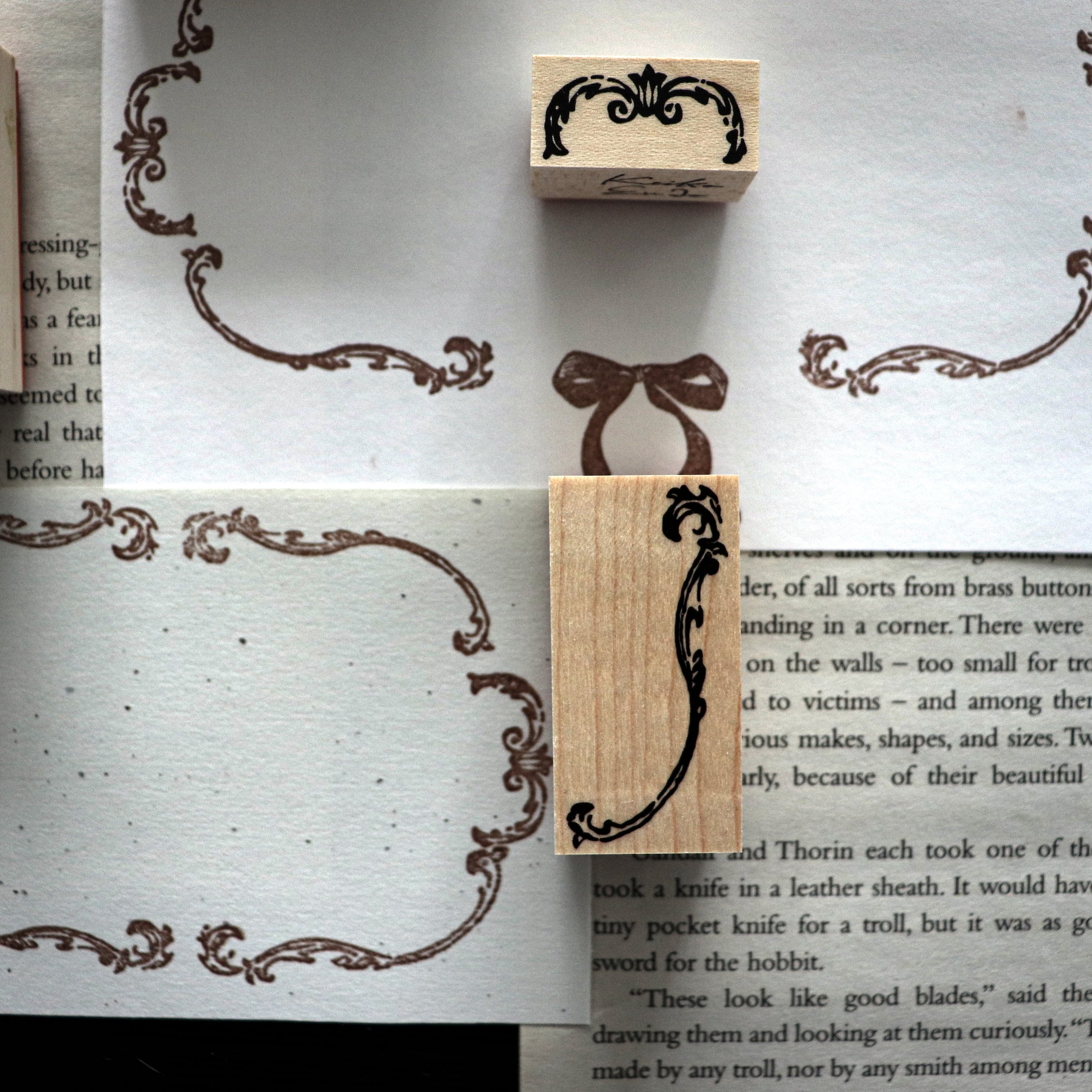 Keiko Endo Wood Rubber Stamp — Frame