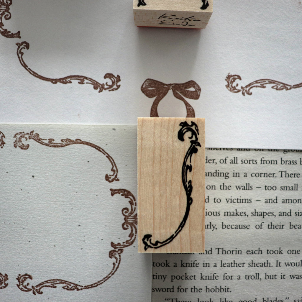 Keiko Endo Wood Rubber Stamp — Frame