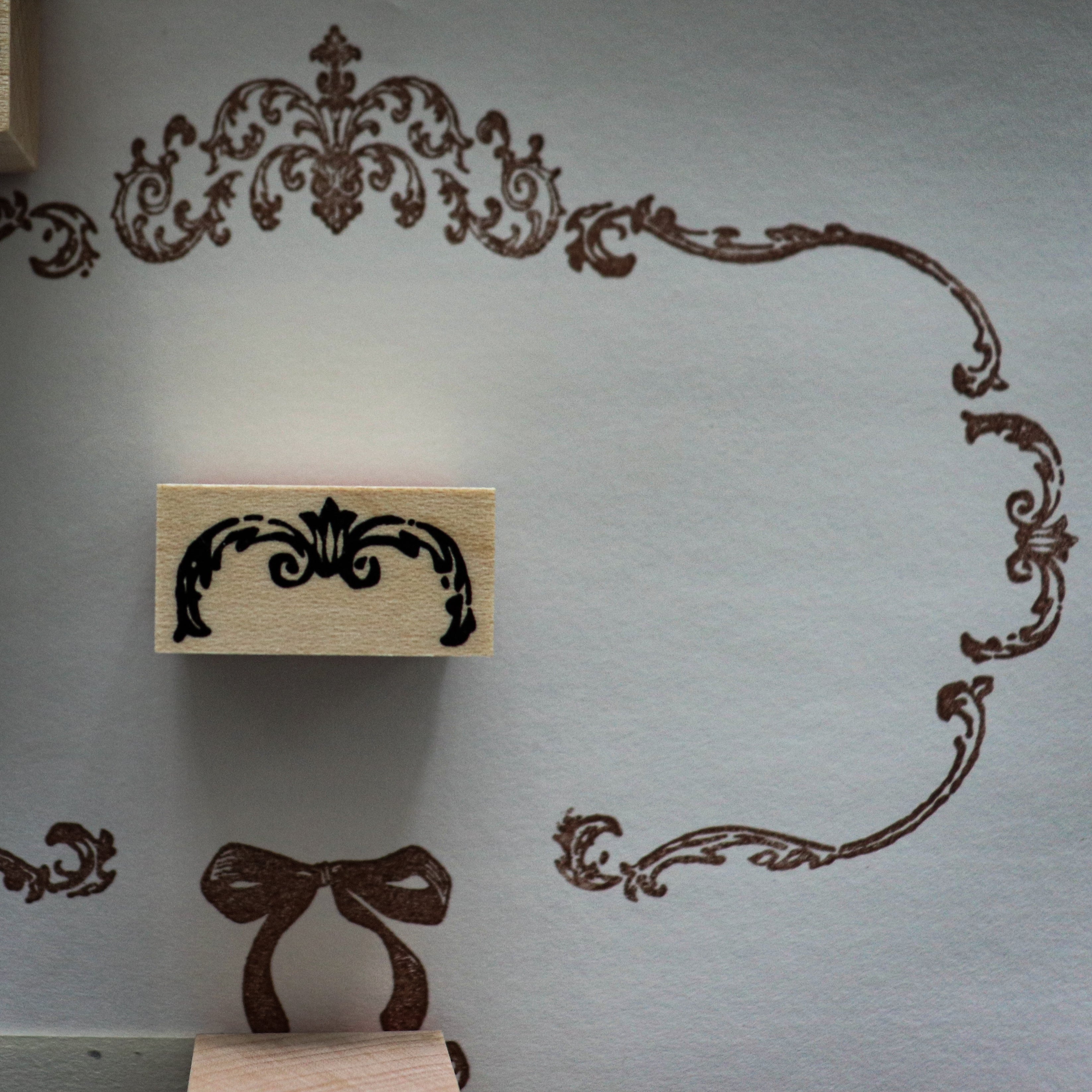 Keiko Endo Wood Rubber Stamp — Frame