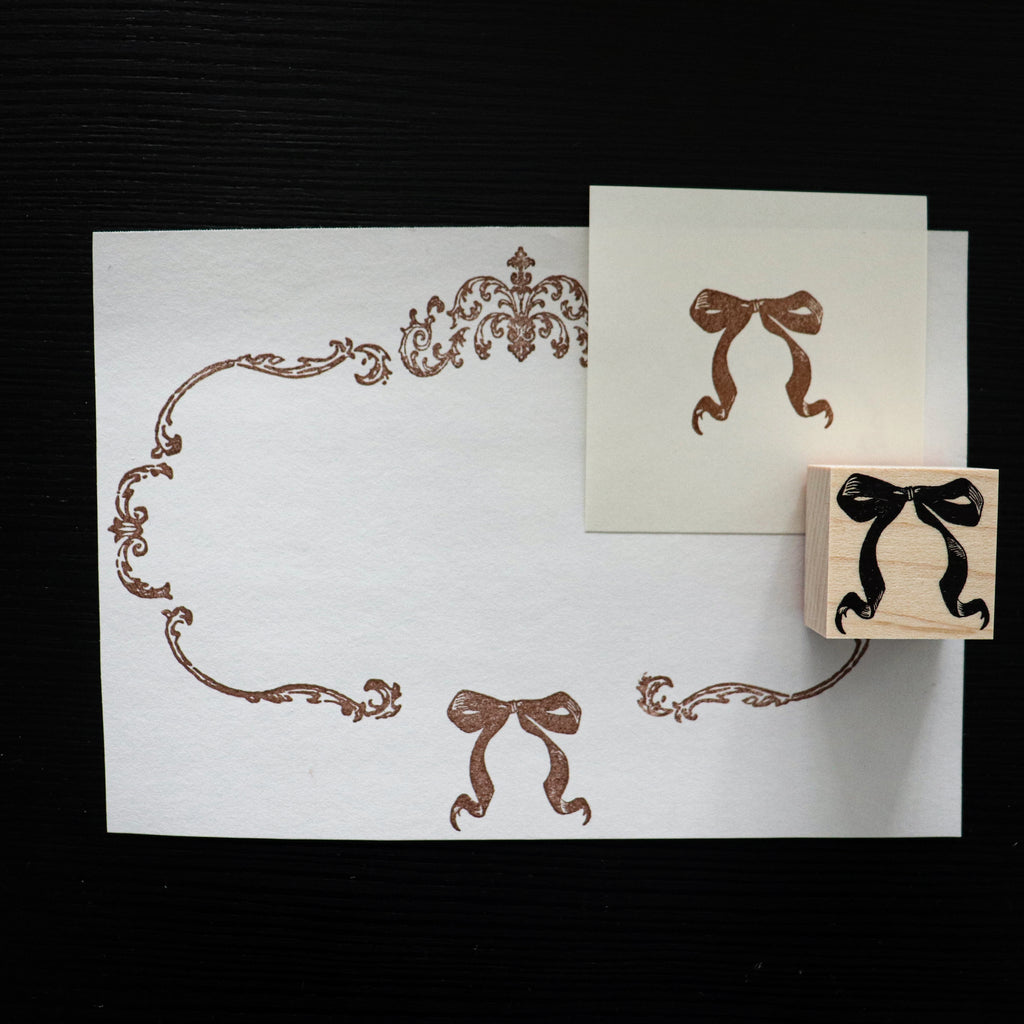 Keiko Endo Wood Stamp — Butterfly Knot