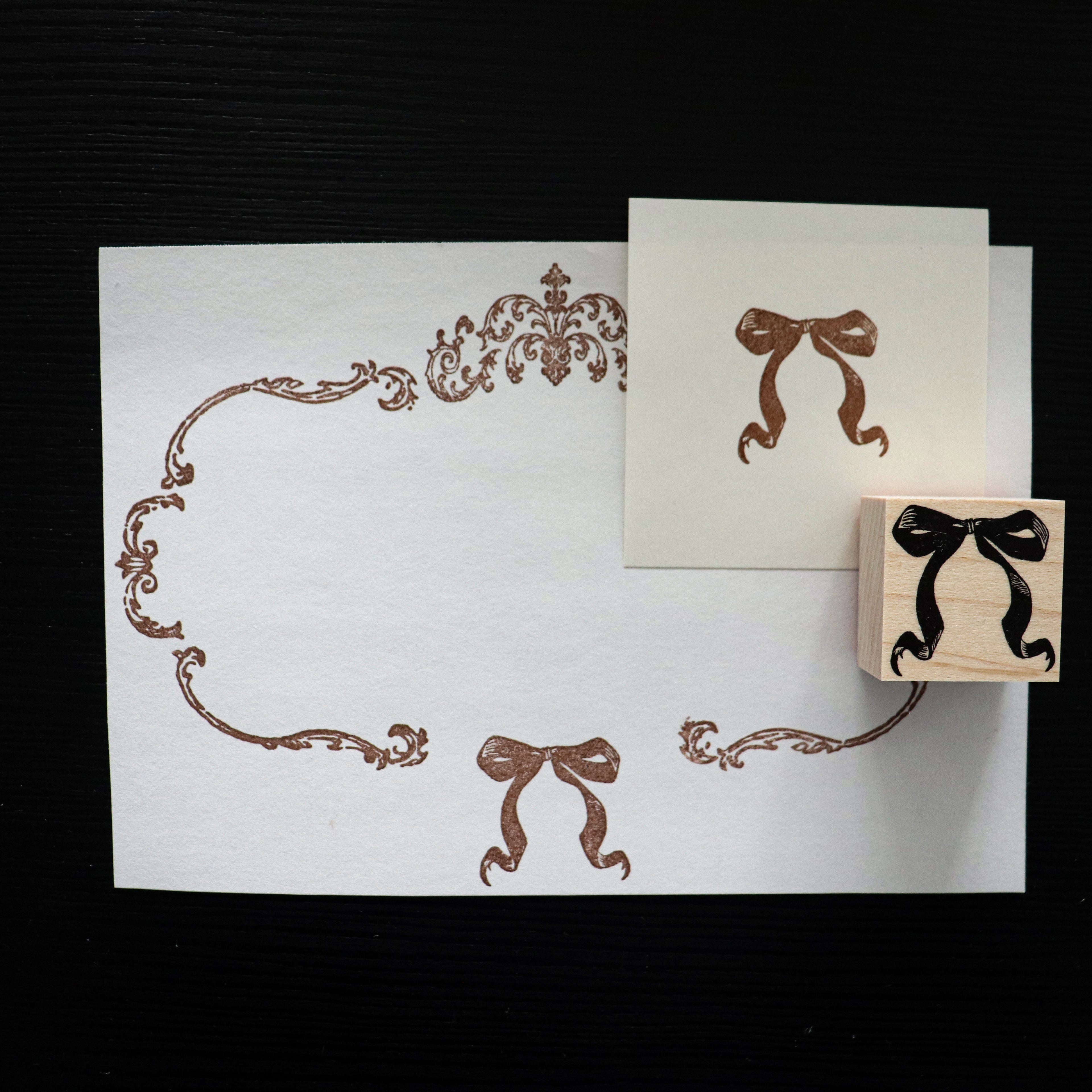 Keiko Endo Wood Stamp — Butterfly Knot