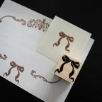 Keiko Endo Wood Stamp — Butterfly Knot