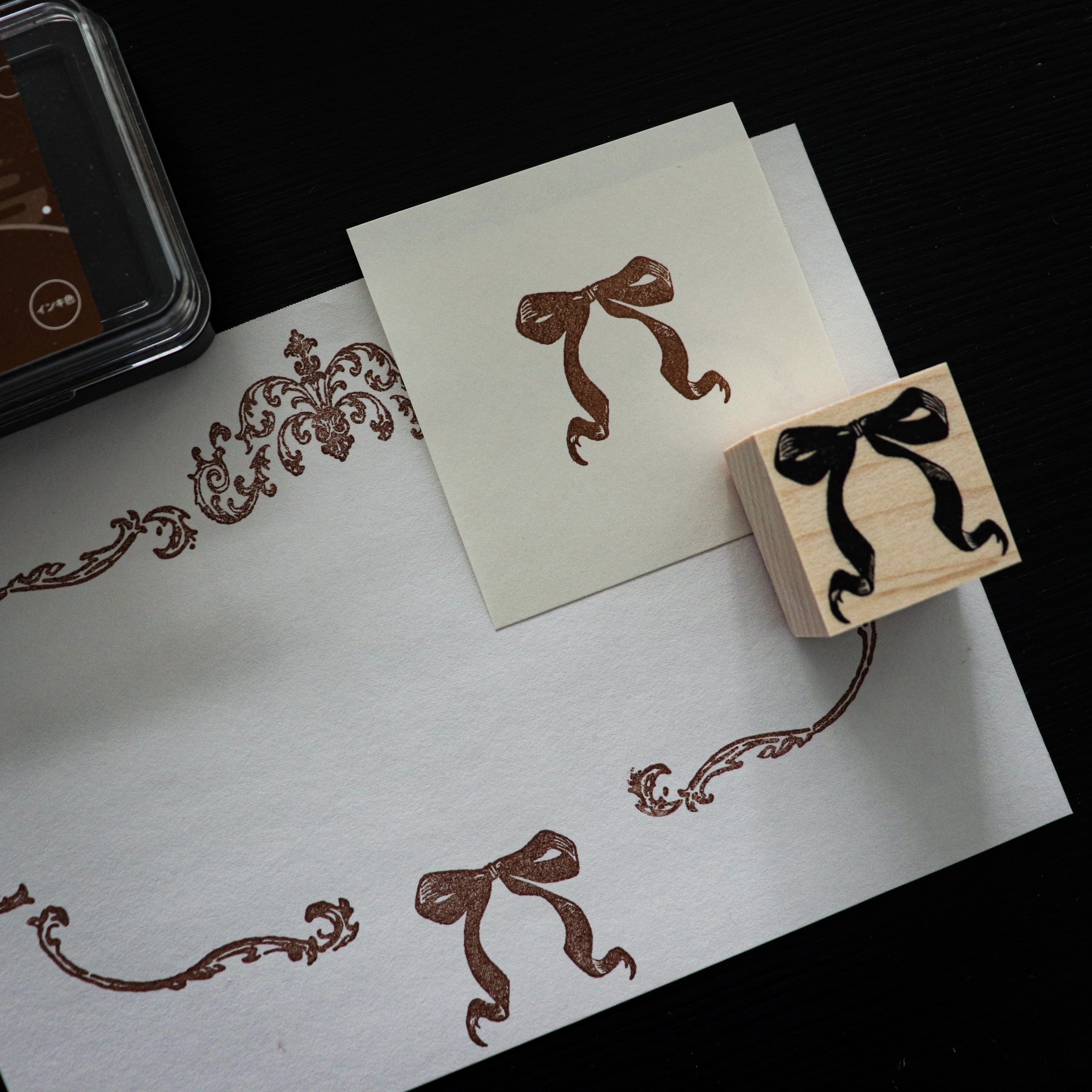 Keiko Endo Wood Stamp — Butterfly Knot