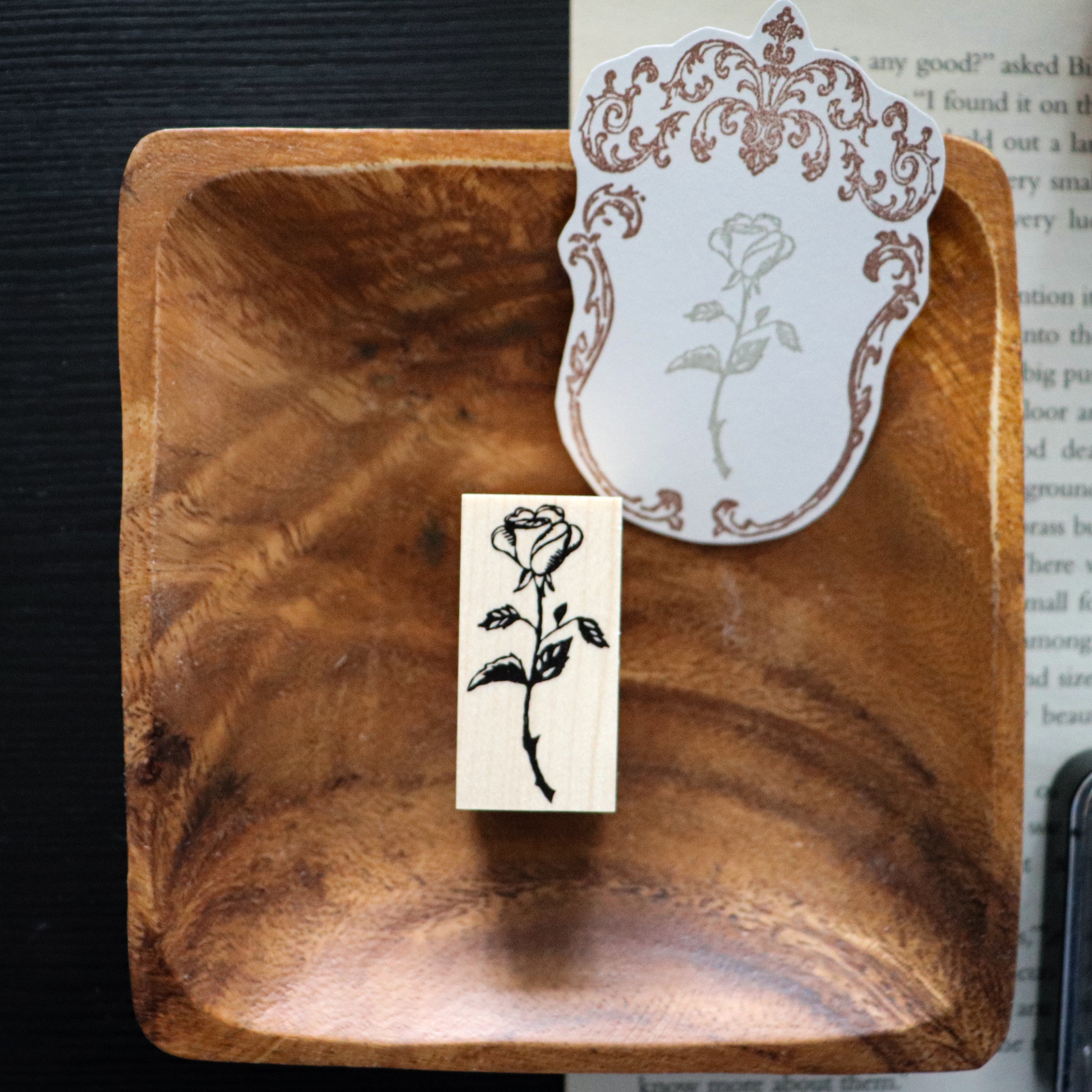 Keiko Endo Wood Stamp — Rose