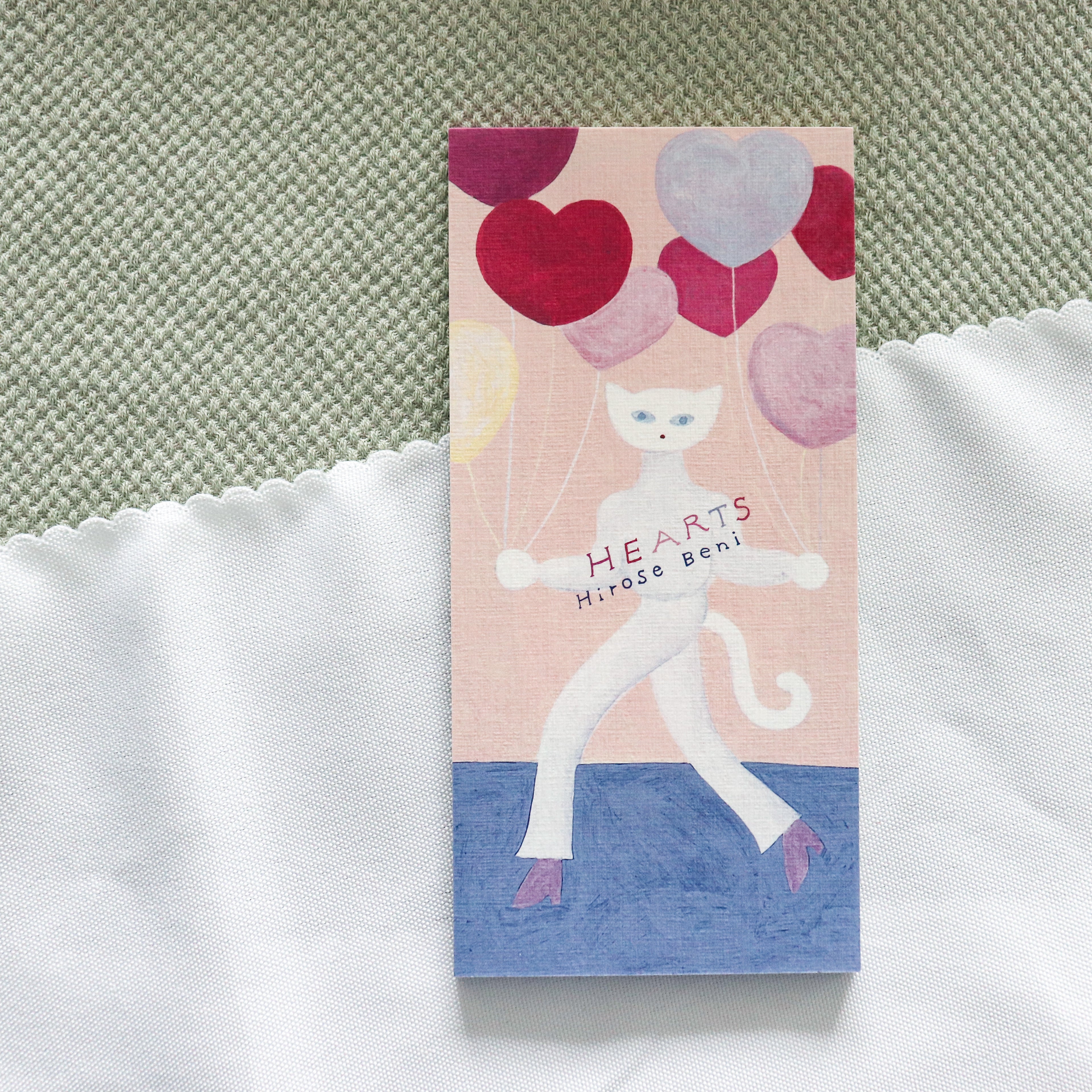 Hirose Beni One-Stroke Memo Pad — Hearts