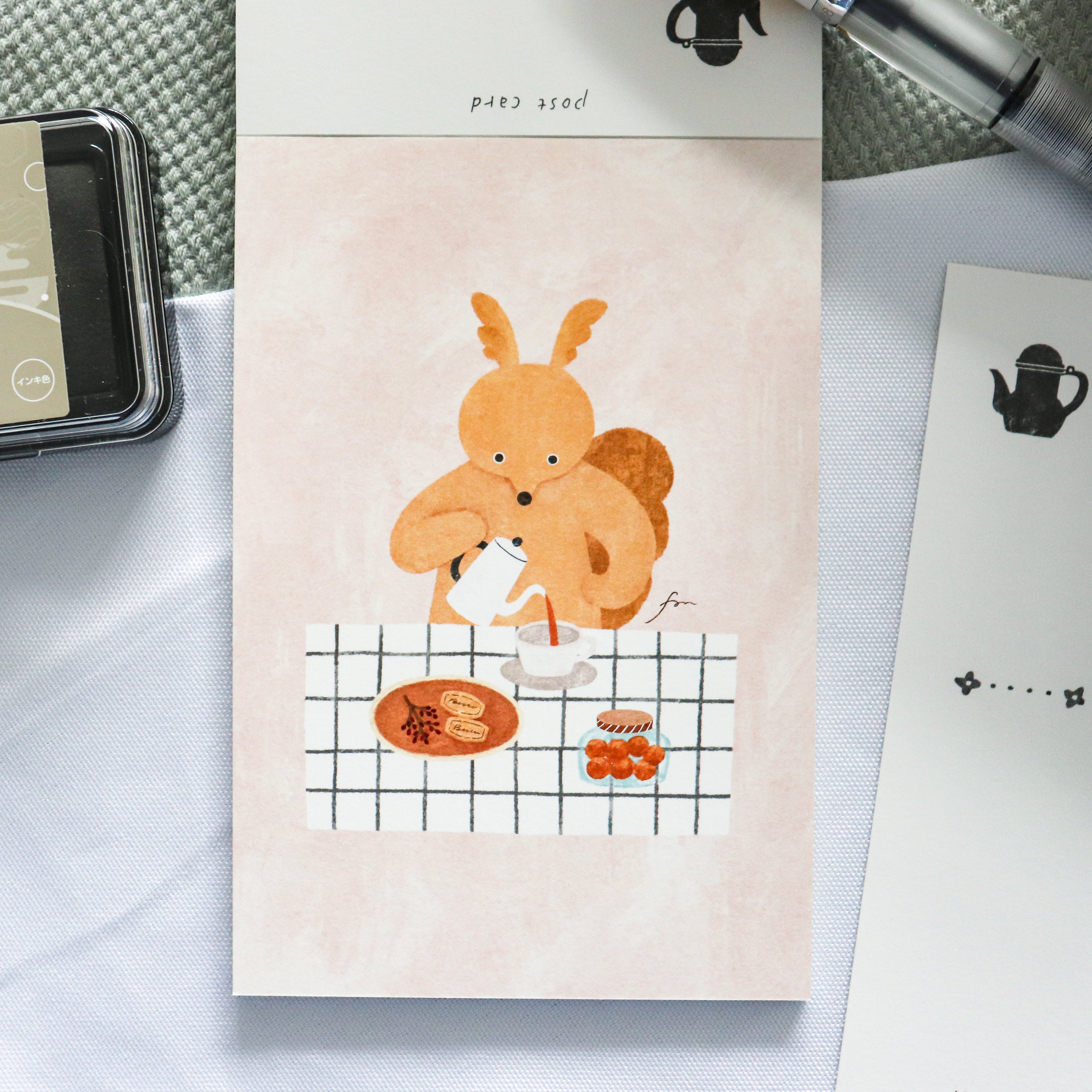 Cozyca Product - Mariko Fukuoka Postcard Note