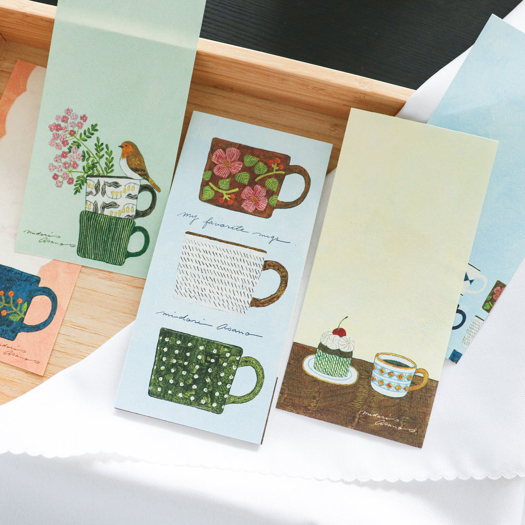 【Cozyca Products】Midori Asano Slender Letter Pad - My Favorite Mugs