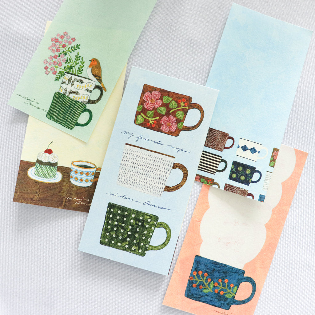 【Cozyca Products】Midori Asano Slender Letter Pad - My Favorite Mugs