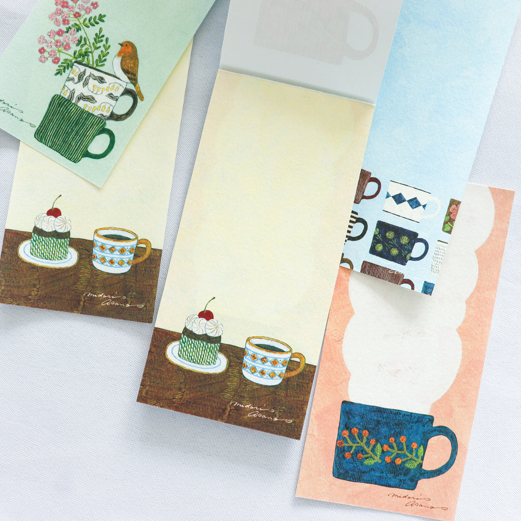 【Cozyca Products】Midori Asano Slender Letter Pad - My Favorite Mugs