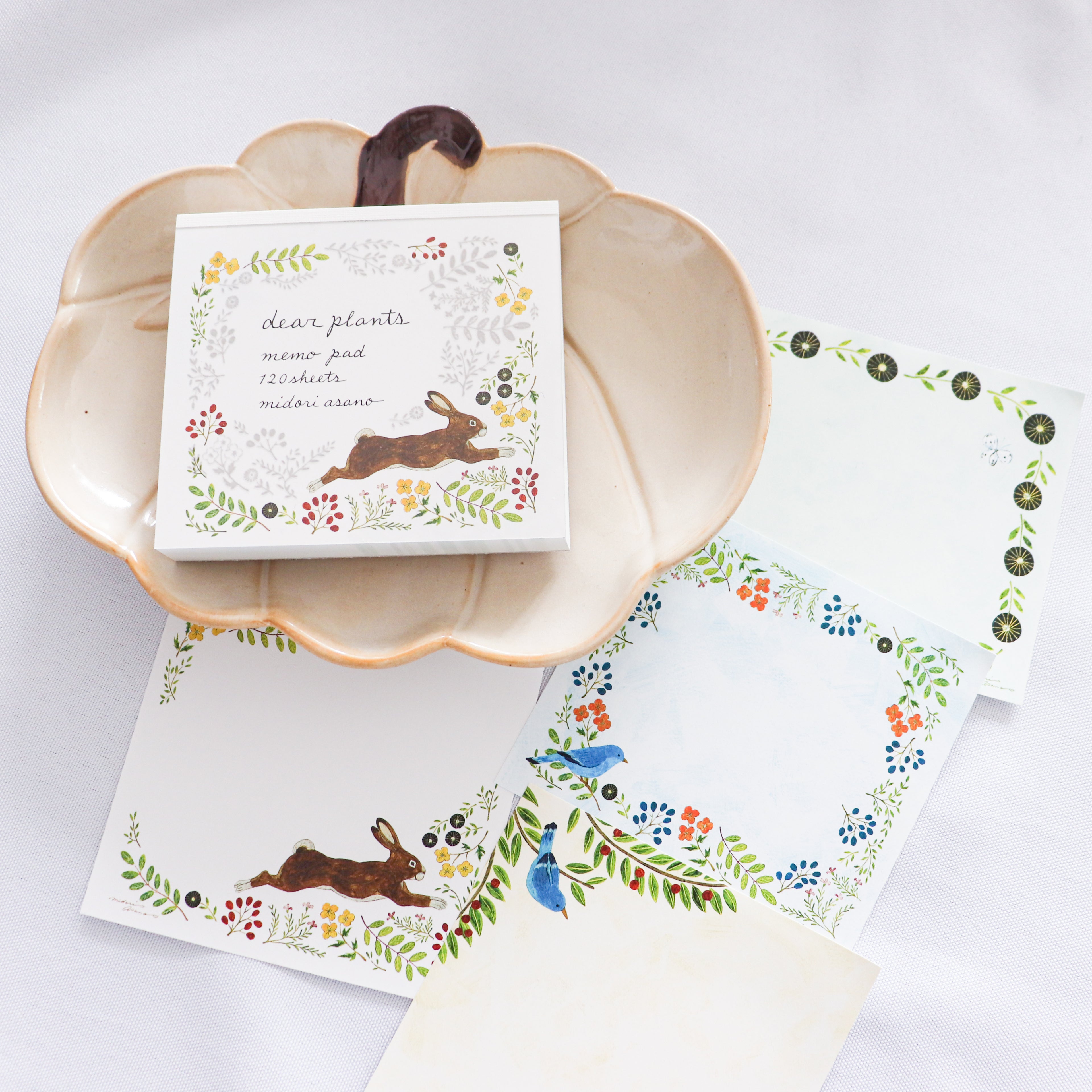 【Cozyca Product】Midori Asano- Block Memo- Dear Plants
