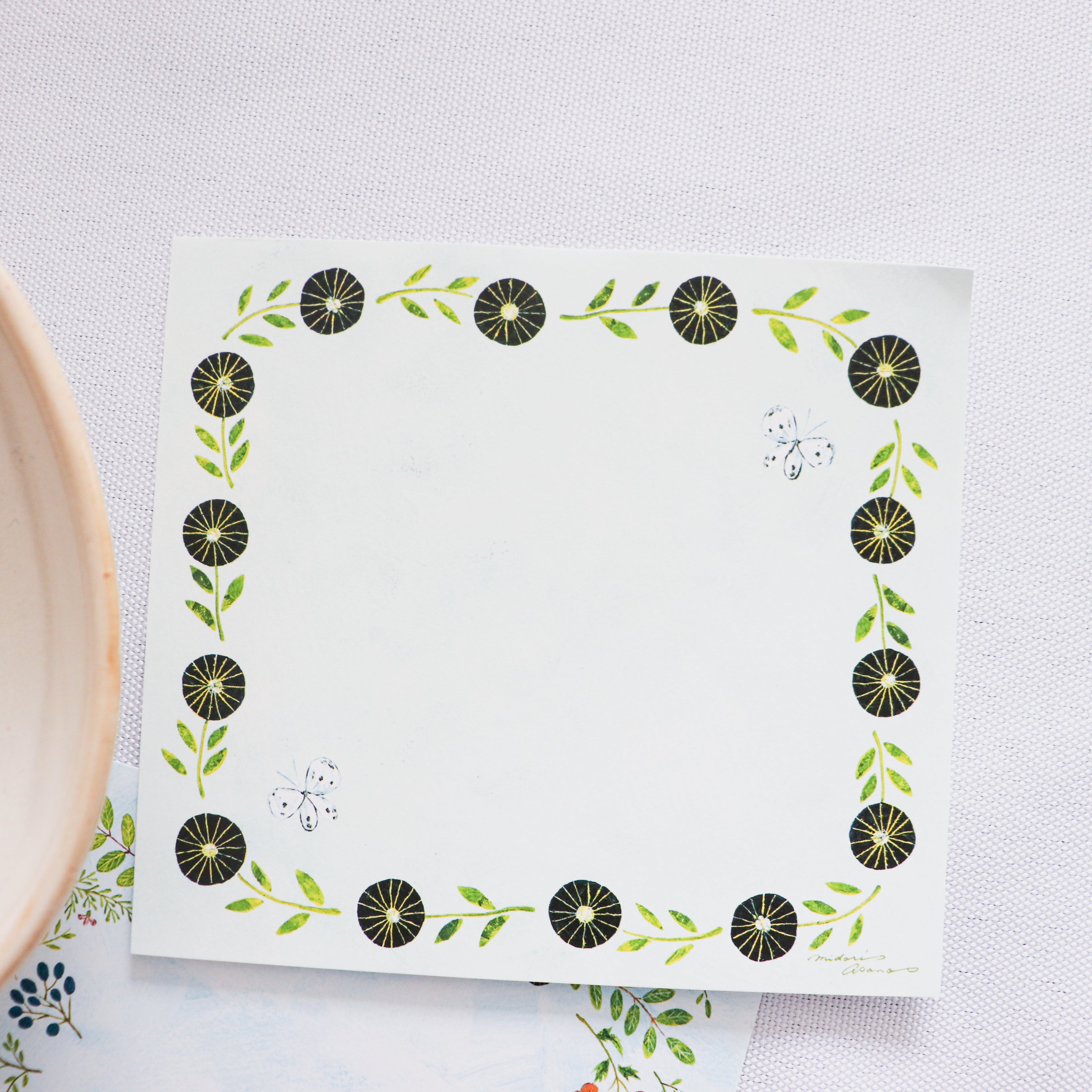 【Cozyca Product】Midori Asano- Block Memo- Dear Plants