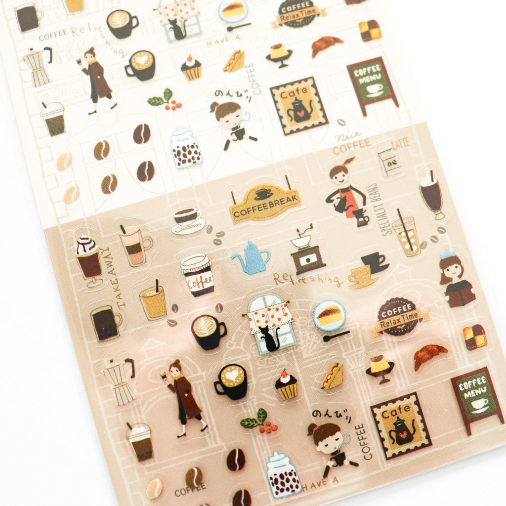 【Cozyca Product】SEAL-DO Planner Stickers- Coffee Time