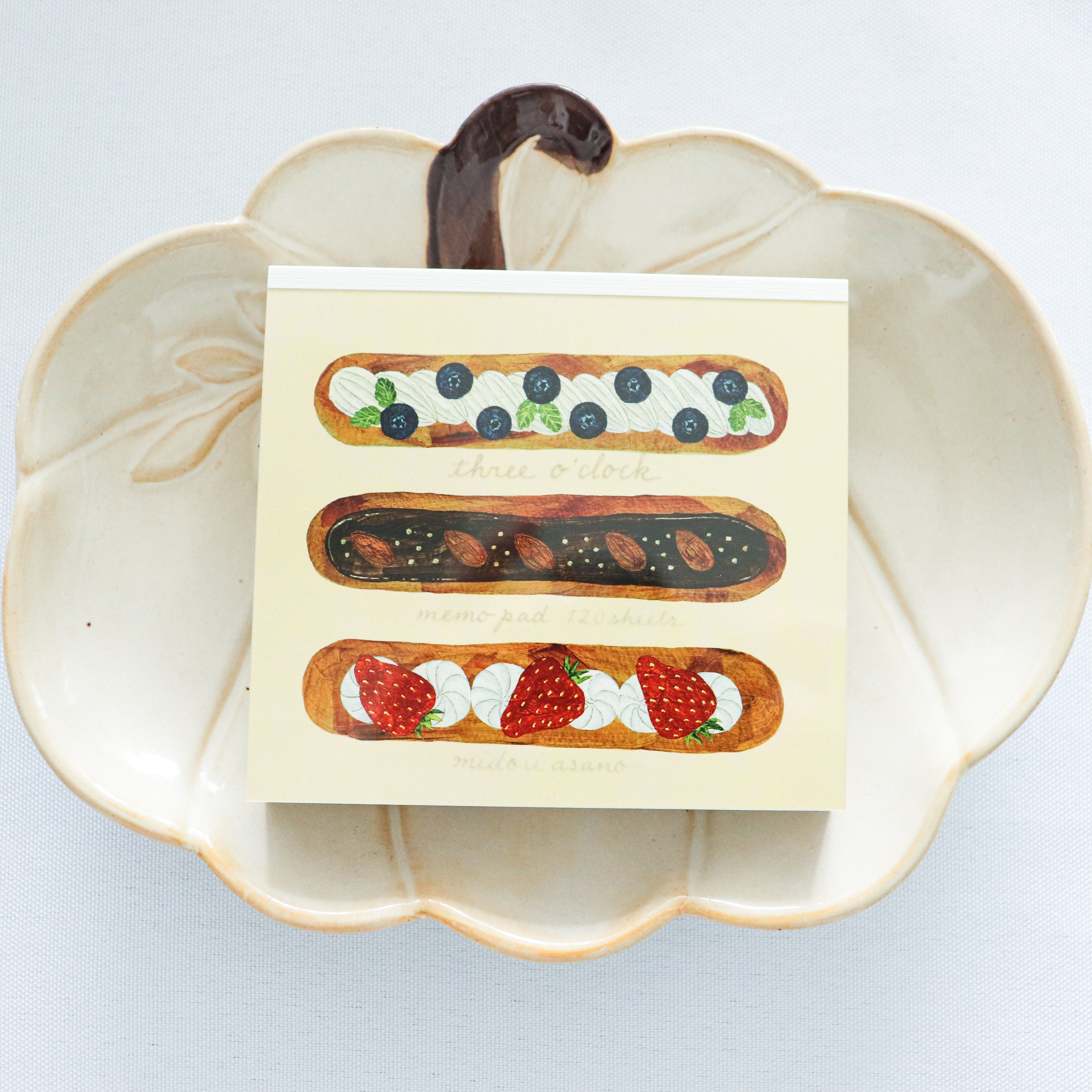 【Cozyca Product】Midori Asano- Block Memo- Three o' Clock