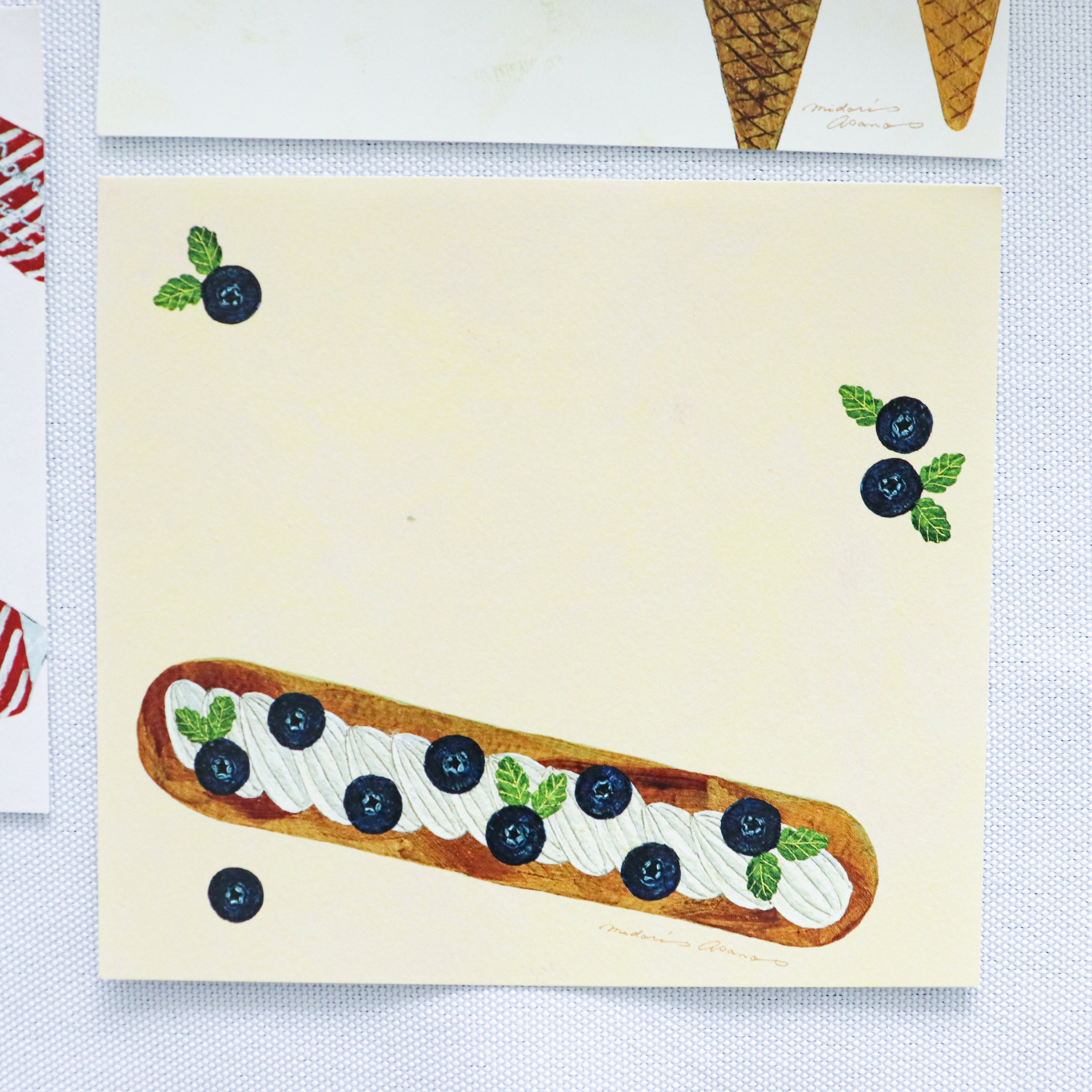 【Cozyca Product】Midori Asano- Block Memo- Three o' Clock