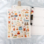 【Cozyca Products】Mariko Fukuoka- Sticker- Let's go on a trip