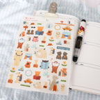 【Cozyca Products】Mariko Fukuoka- Sticker- Let's go on a trip