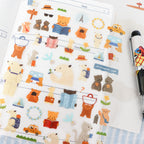 【Cozyca Products】Mariko Fukuoka- Sticker- Let's go on a trip