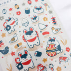 【Cozyca Products】Masao Takahata- Stickers- It's a Festival, Inu-hariko!