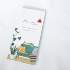 【Cozyca Products】Midori Asano- Slender Letter Pad- memo pad- One Day