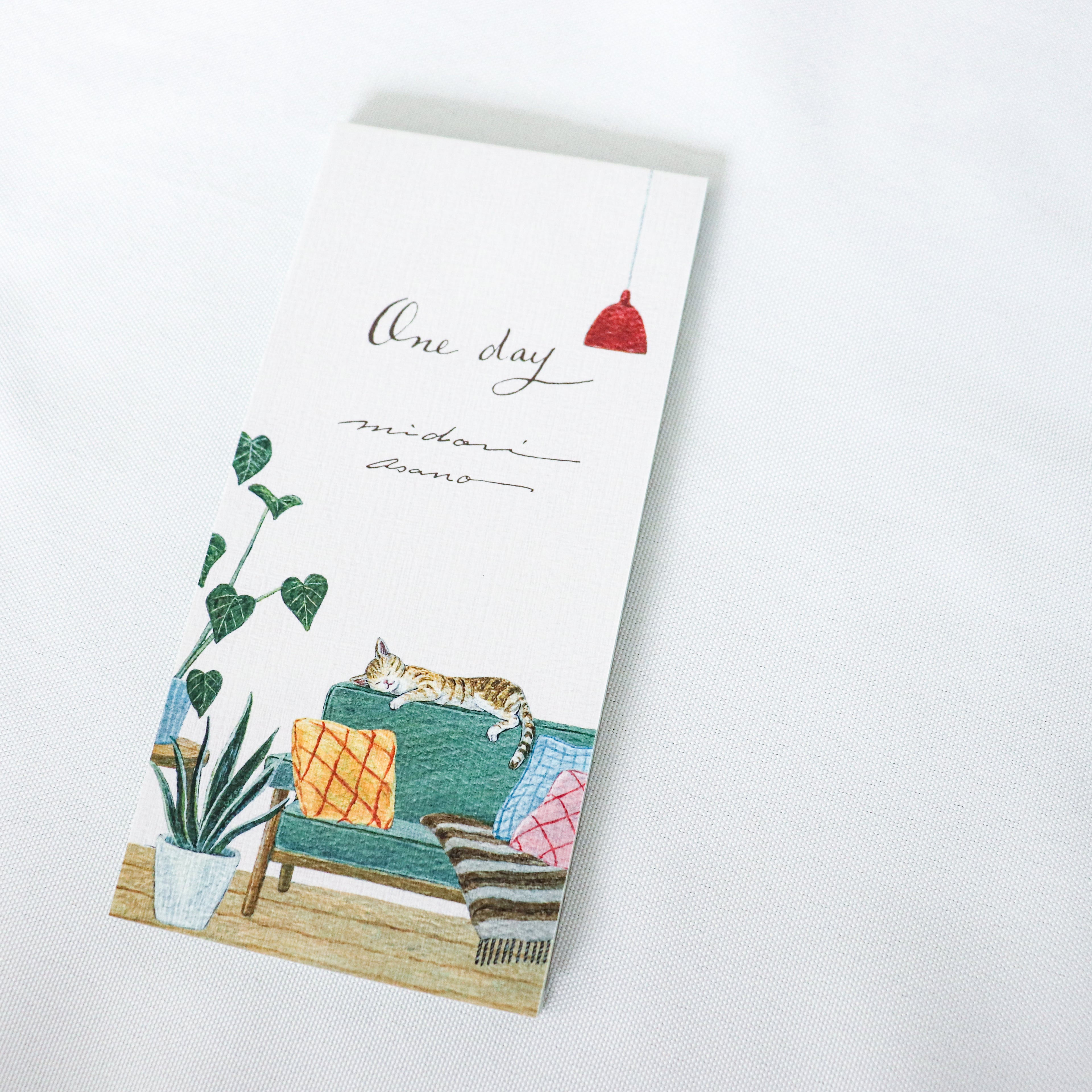 【Cozyca Products】Midori Asano- Slender Letter Pad- memo pad- One Day