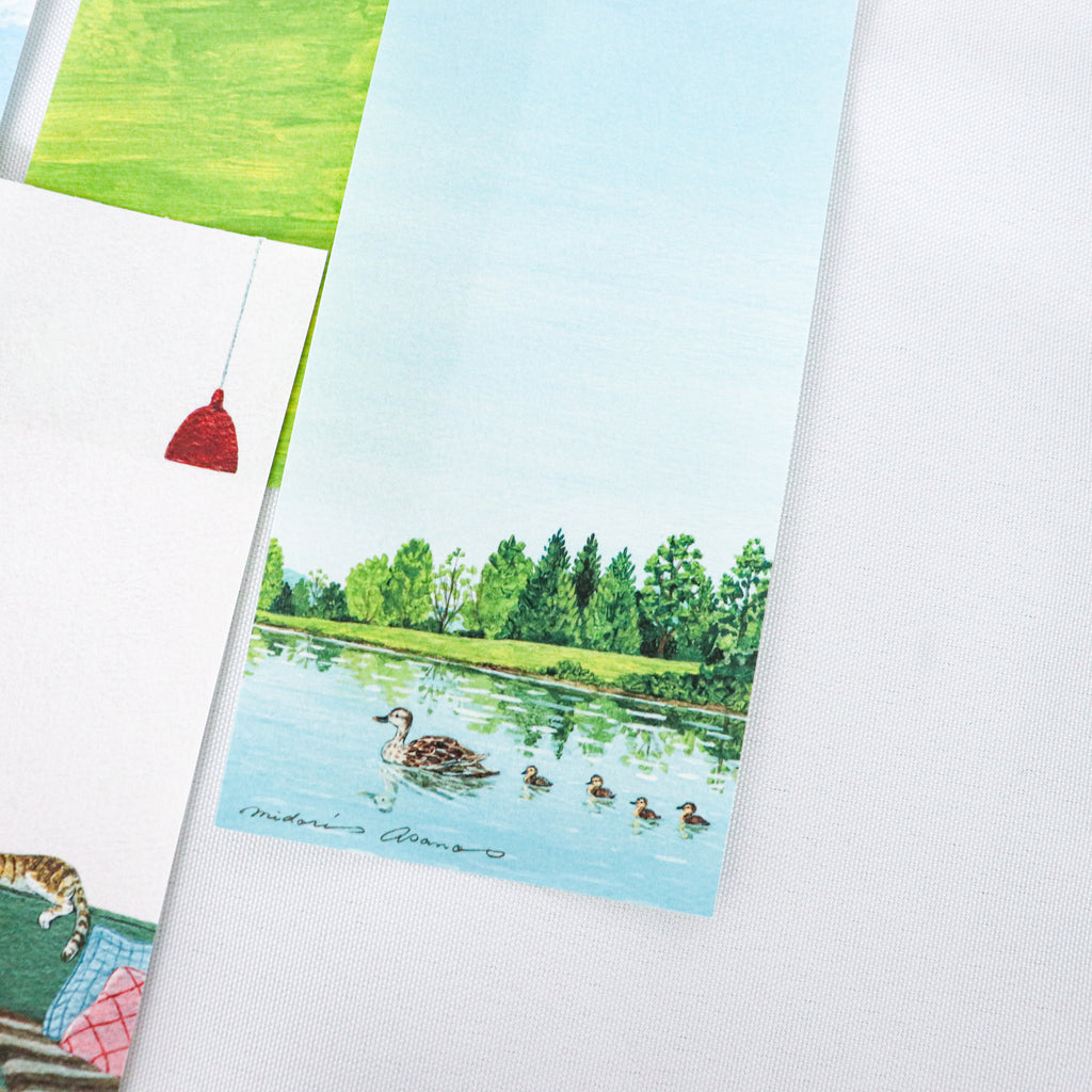 【Cozyca Products】Midori Asano- Slender Letter Pad- memo pad- One Day