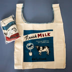 AND PACKABLE- Retro Mini Pleated Tote Bag