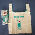 AND PACKABLE- Retro Mini Pleated Tote Bag