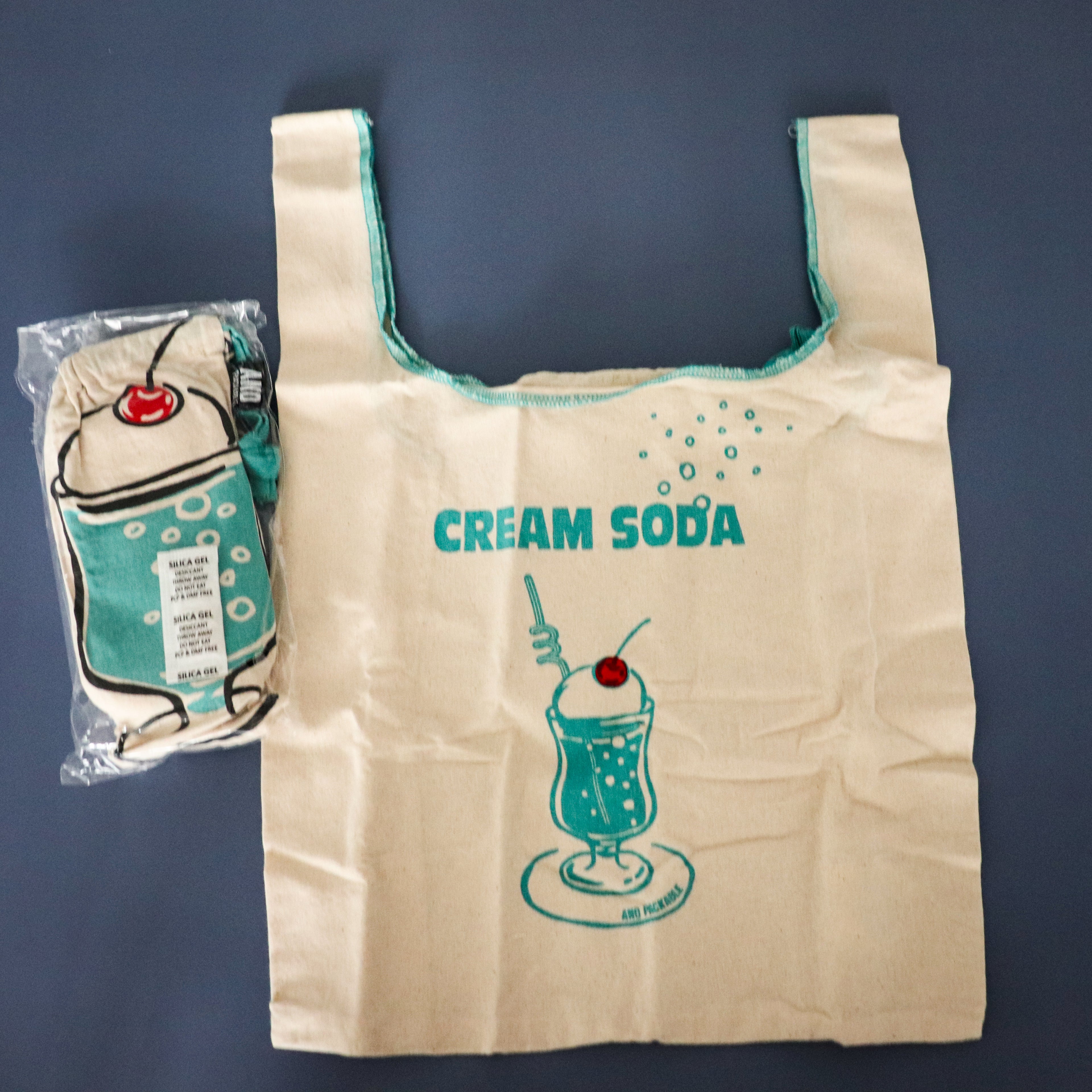 AND PACKABLE- Retro Mini Pleated Tote Bag