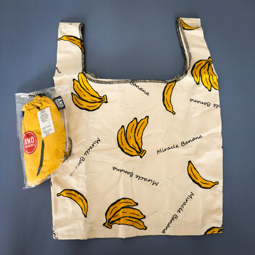 AND PACKABLE- Retro Mini Pleated Tote Bag