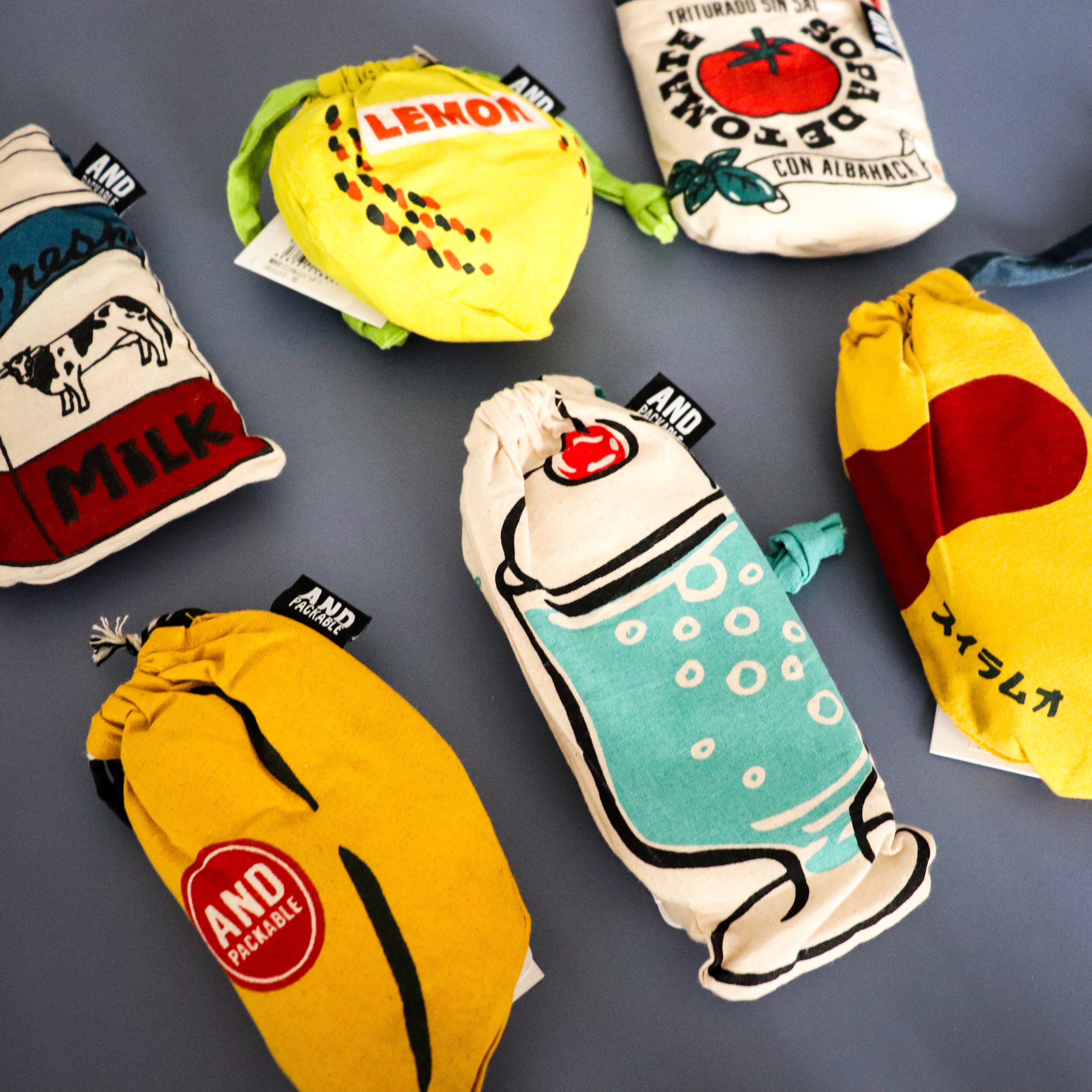 AND PACKABLE- Retro Mini Pleated Tote Bag