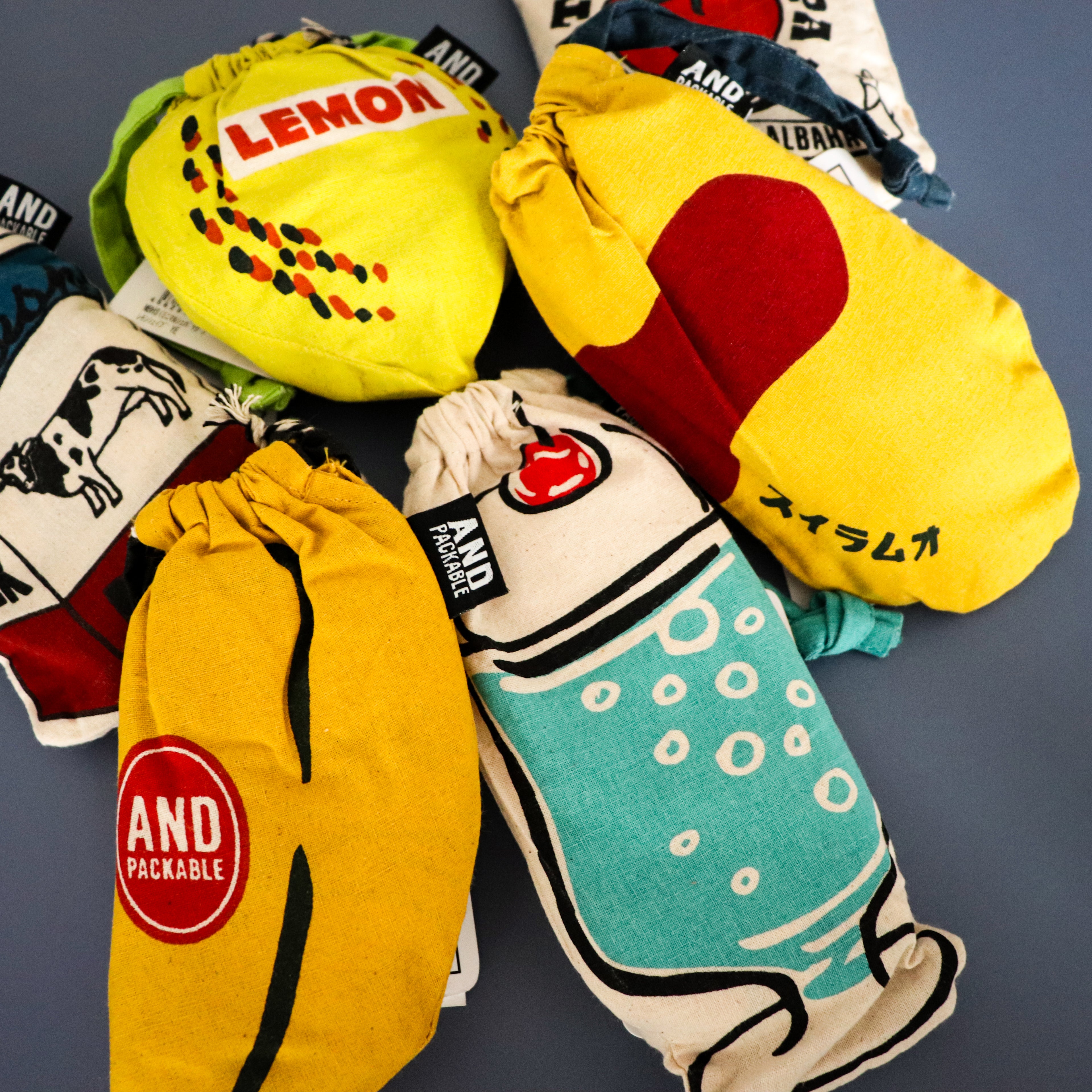 AND PACKABLE- Retro Mini Pleated Tote Bag