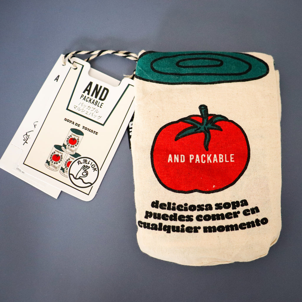 AND PACKABLE- Retro Mini Pleated Tote Bag
