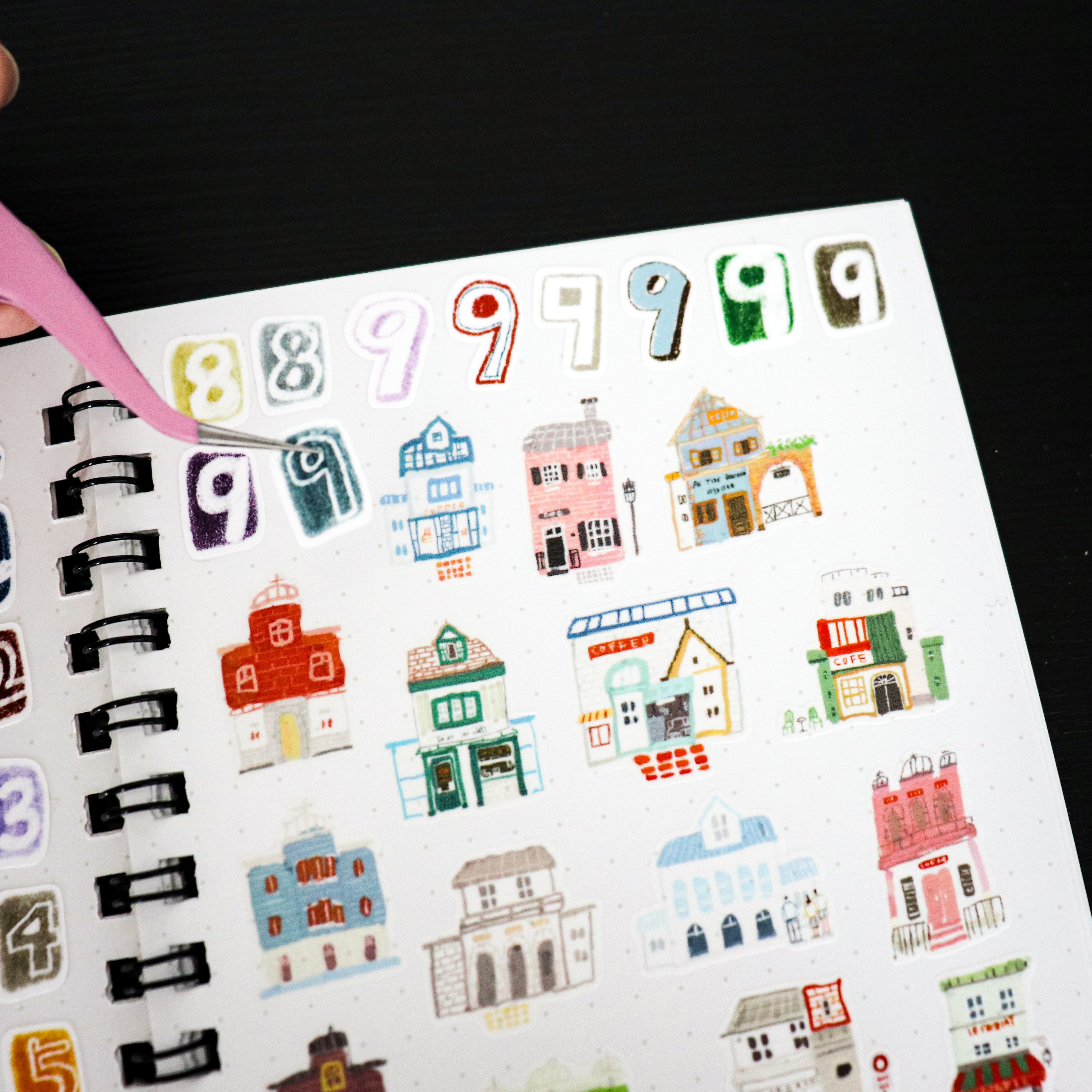 SEAL-DO- Release Paper Sticker Collecting Notebook