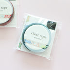 Mind Wave - Clear Tape 7mm W- Pop Colour Cat & Dog