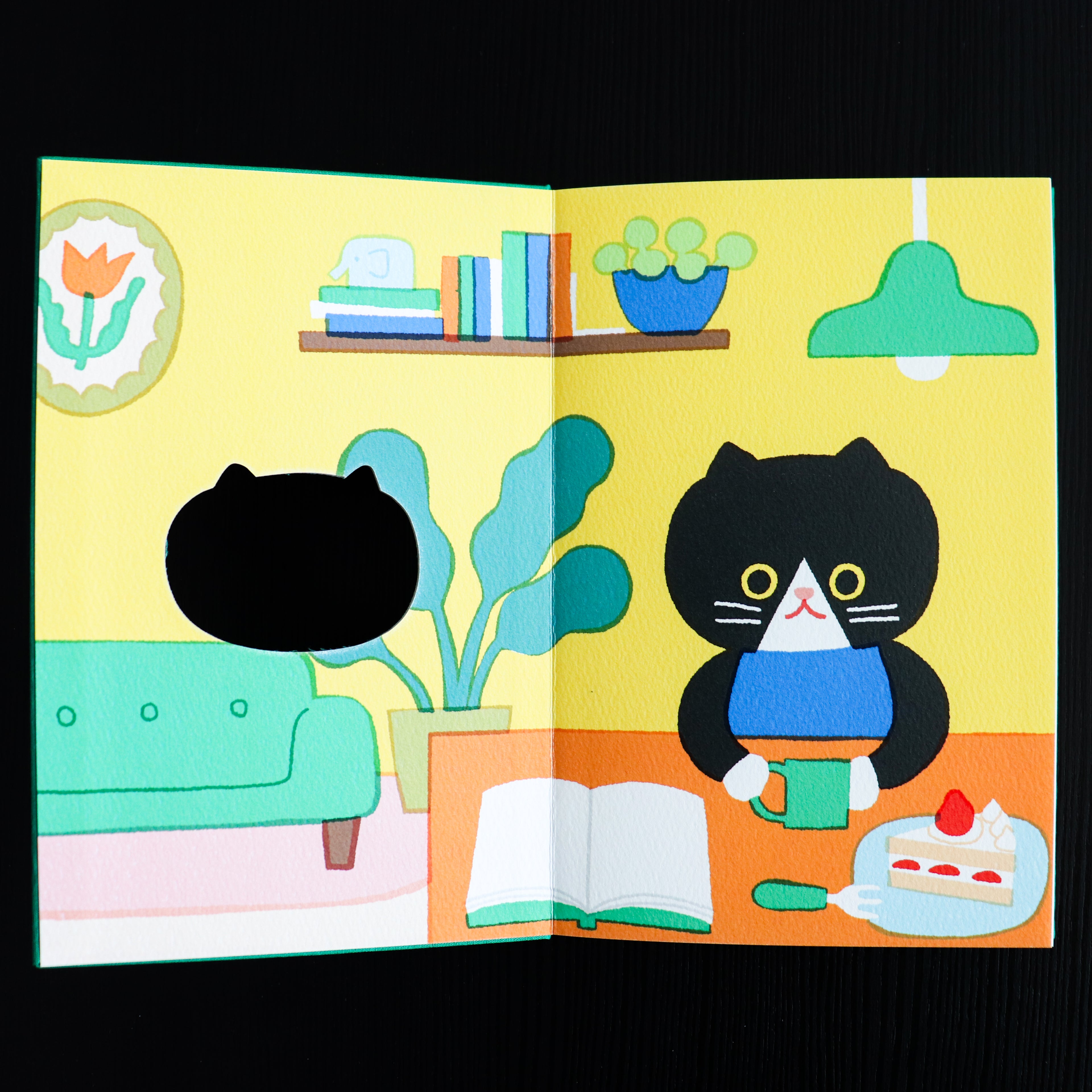 [Booco] - B6 Notebook- Cat's Sumi Series - Sumi's Life