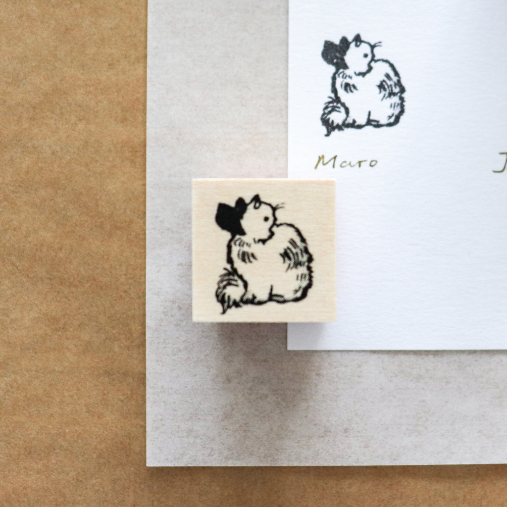 Krimgen -Wood Rubber Stamp - Little Animal Series