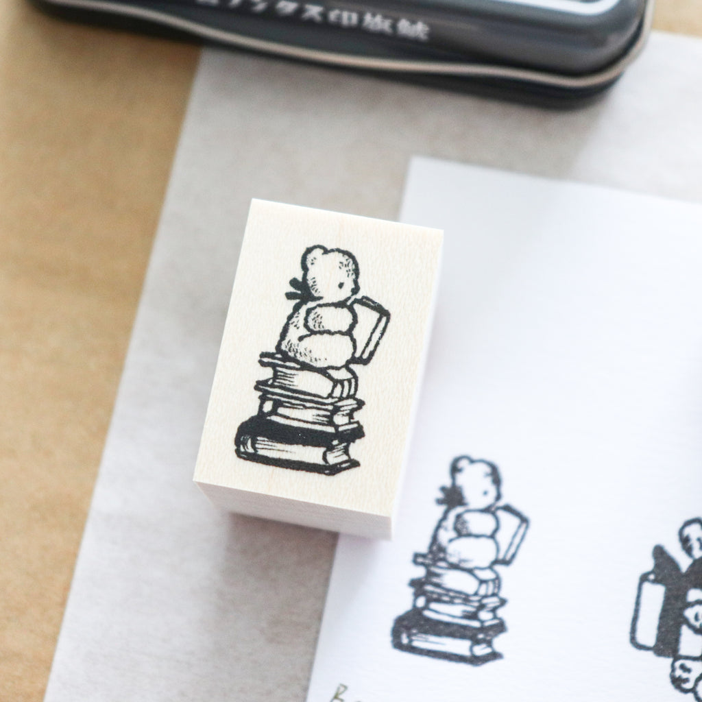 Krimgen -Wood Rubber Stamp - "My Friend Bear" Series