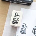 Krimgen -Wood Rubber Stamp - "My Friend Bear" Series