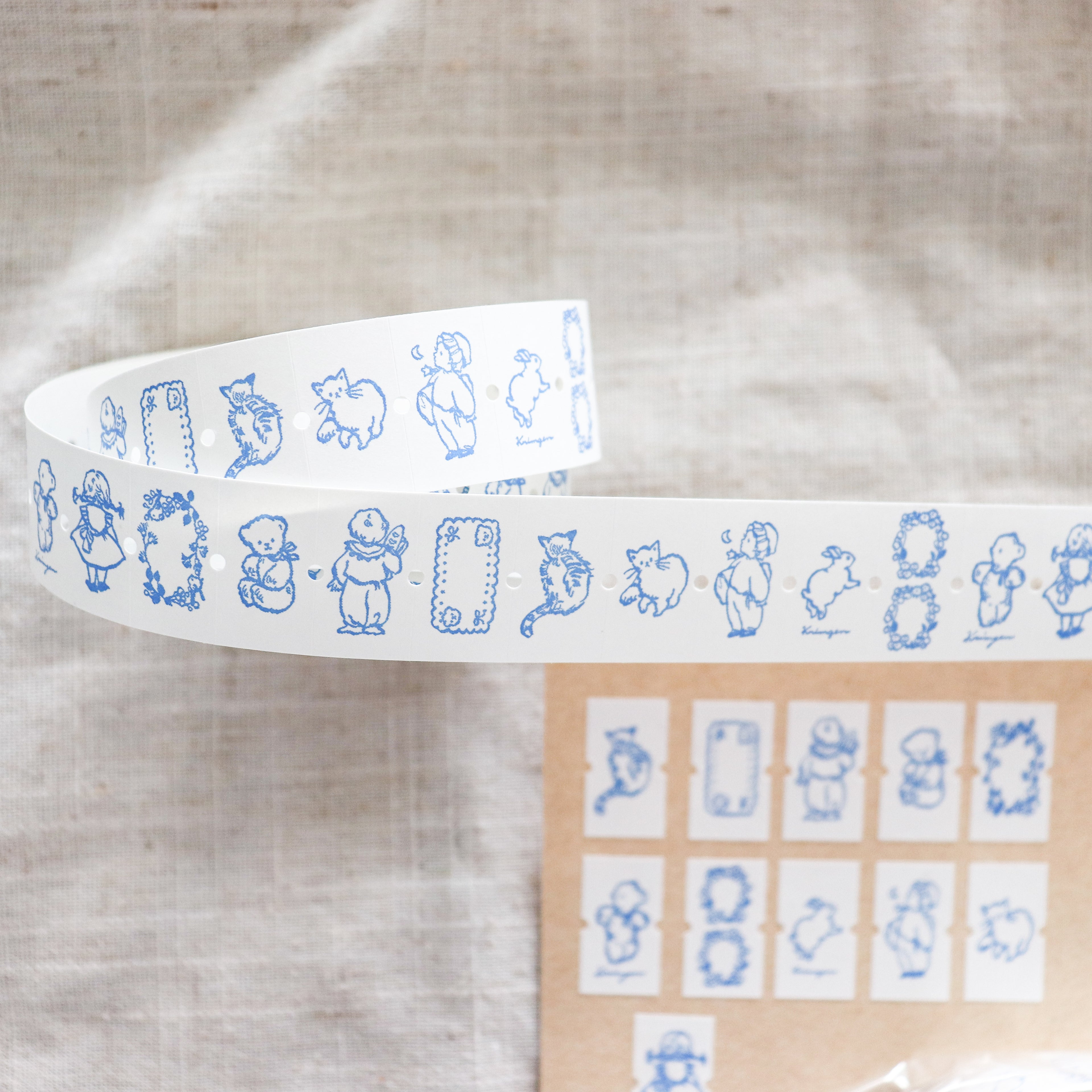 Krimgen - Small Label Stickers "Blue"