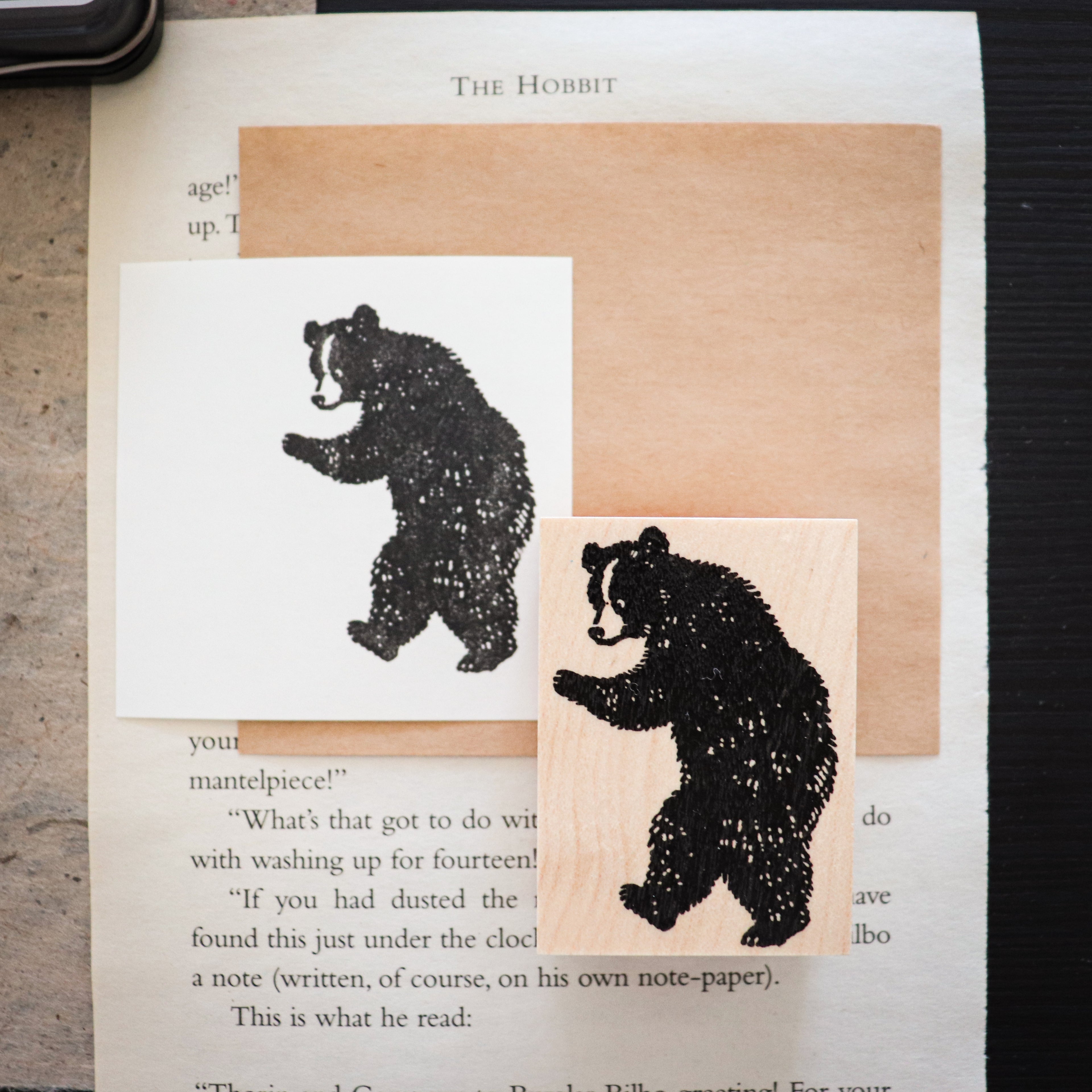 Keiko Endo Wood Stamp- Bear