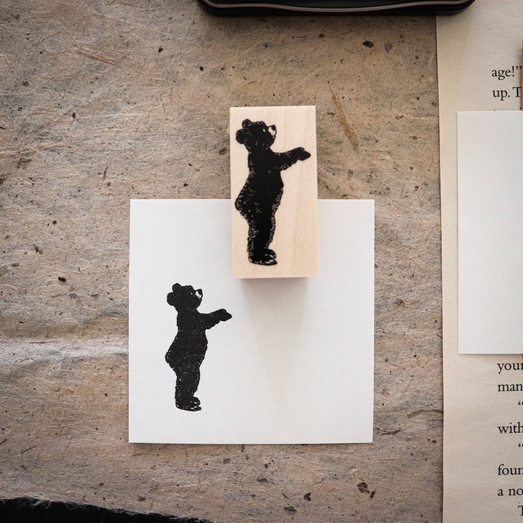 Keiko Endo Wood Stamp- Bear