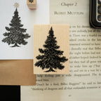 Keiko Endo Wood Stamp- Tree and Stella Stamp Set