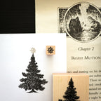 Keiko Endo Wood Stamp- Tree and Stella Stamp Set