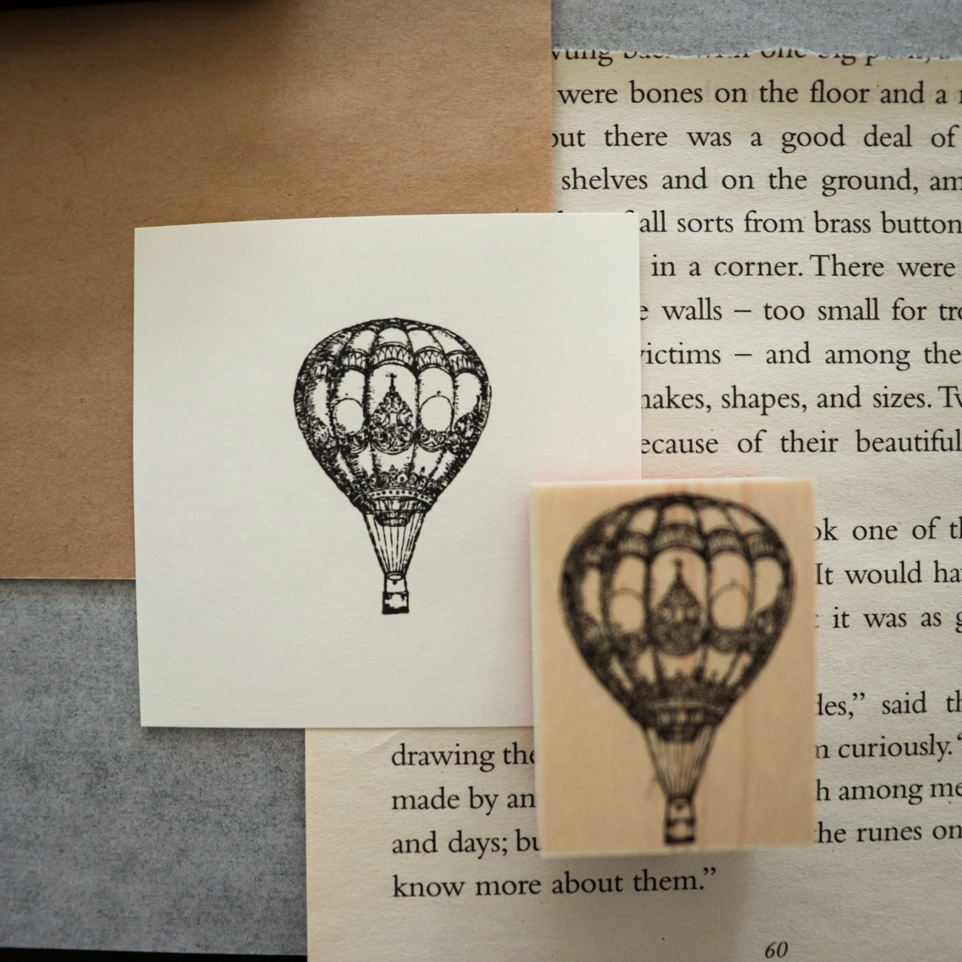 Keiko Endo Wood Stamp- Balloon