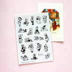Krimgen - Transparant stickers (B6 size)