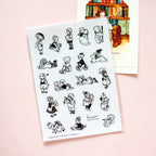Krimgen - Transparant stickers (B6 size)